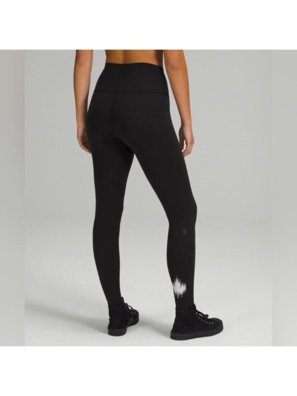 Lululemon Team Canada Wunder Train High-Rise Tights 28" COC Logo Black